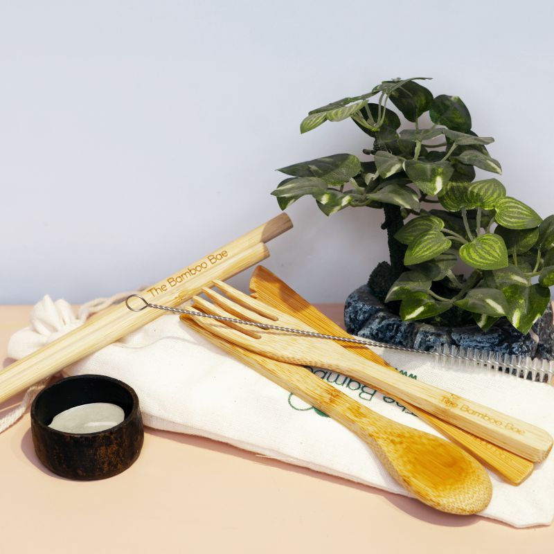 Bamboo Cutlery | Handmade & Eco Friendly Reusable Travel Cutlery
