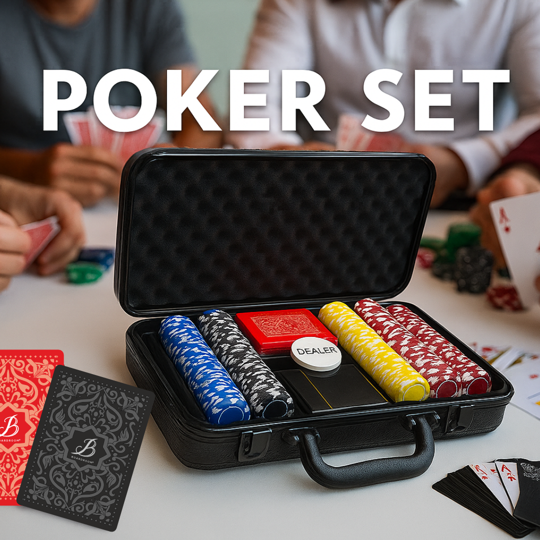 Boardroom Casino Poker Set - GR, 300 Pcs, Clay, 40mm, 12g