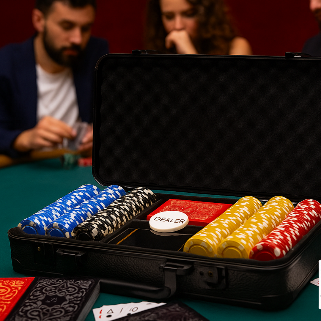 Boardroom Casino Poker Set - GR, 300 Pcs, Clay, 40mm, 12g