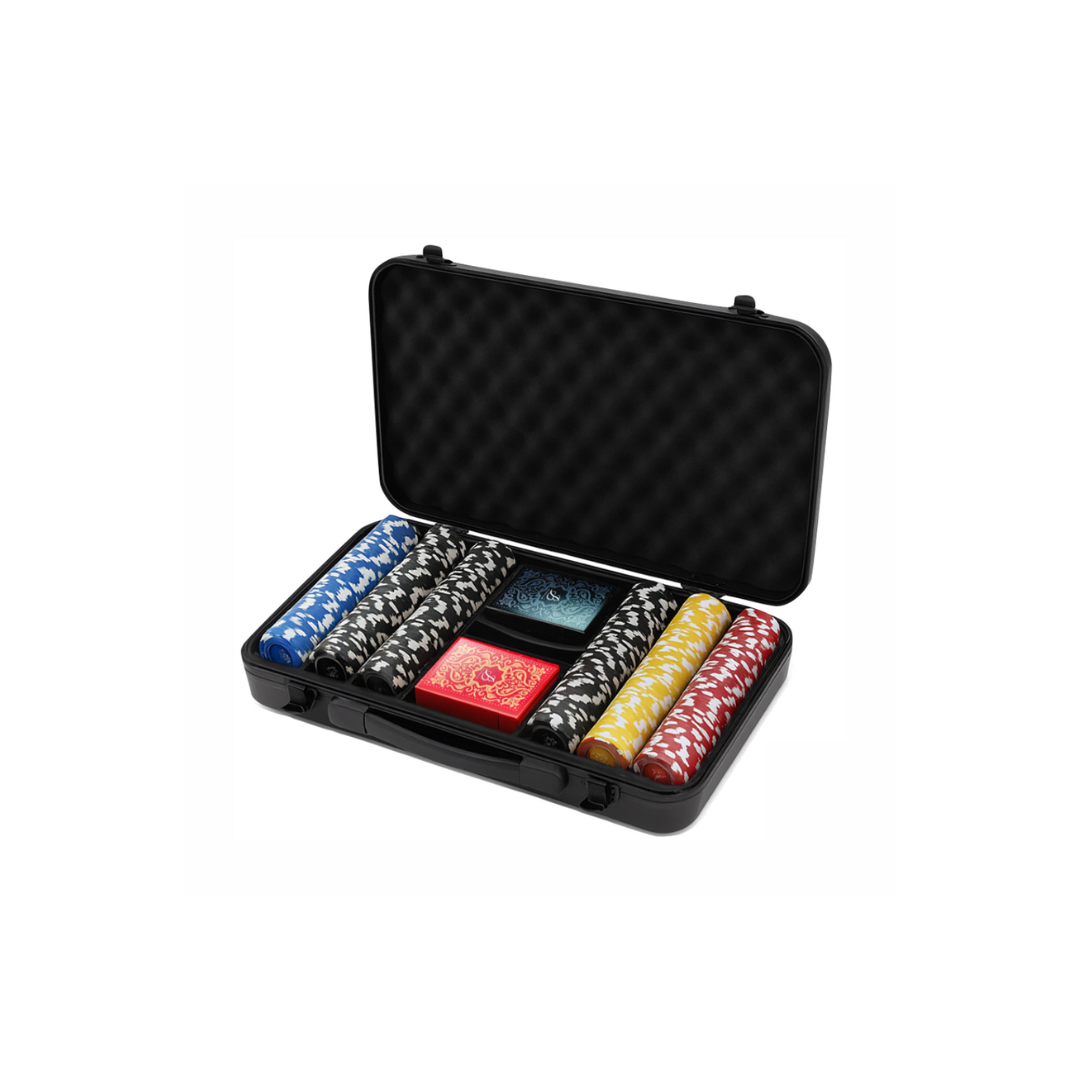 Boardroom Casino Poker Set - GR, 300 Pcs, Clay, 40mm, 12g