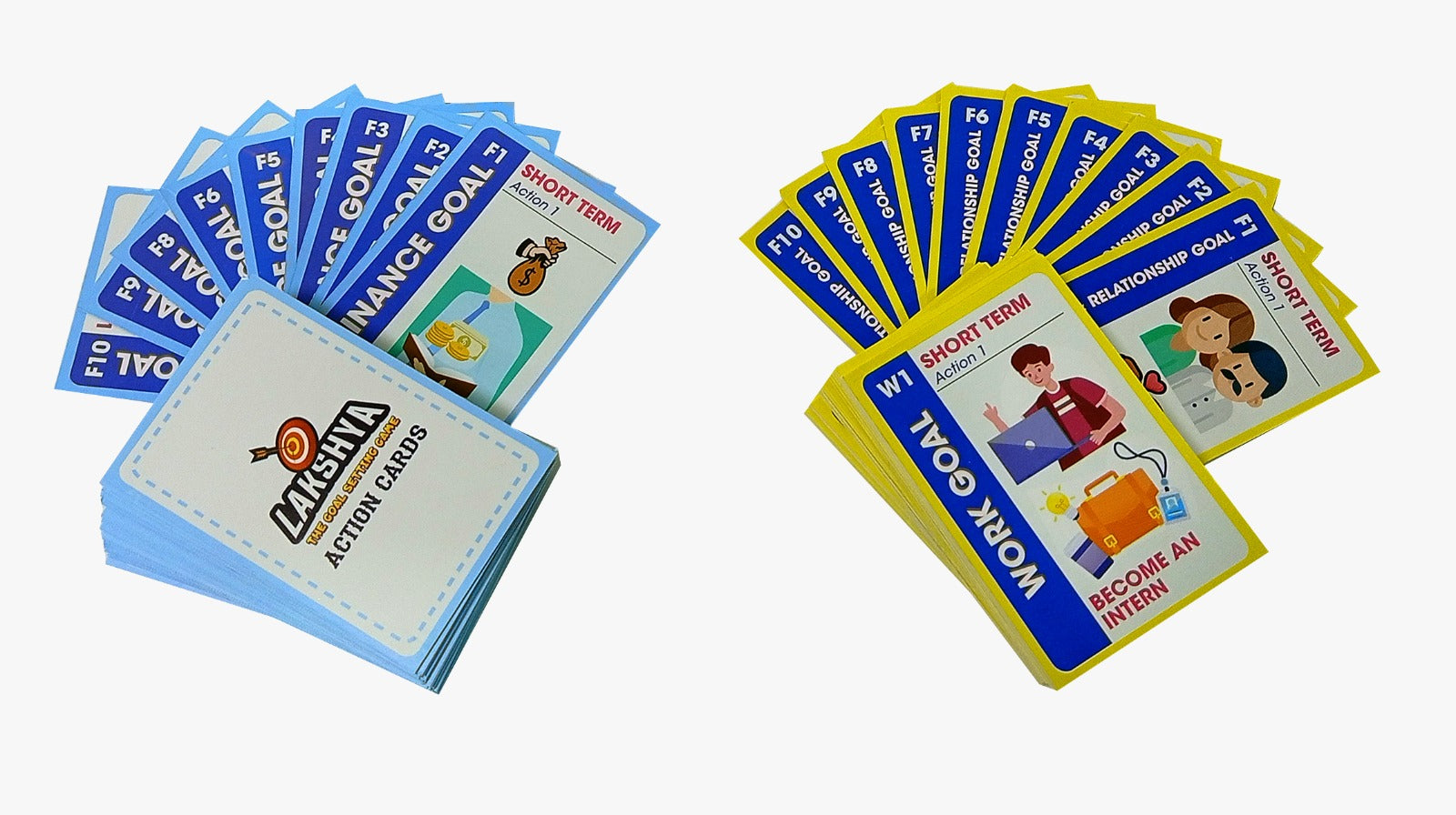 Goal Setting Board Game Cards